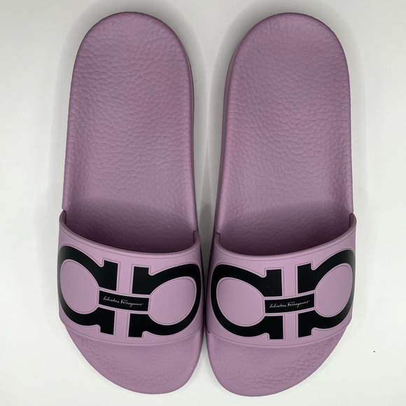 Salvatore Ferragamo “Groove 2 Gancini” Slides – Lilac 💜✨ - Picture 4 of 10